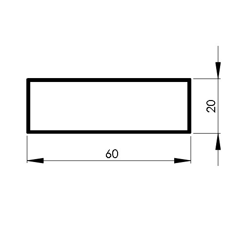 Profil 60×20 – Alu Centar d.o.o.